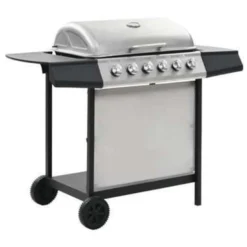 VidaXL Gasbarbecue Met 6 Kookzones Roestvrij Staal Zilverkleurig -BBQ En Tuin Verkoop 013f2cf2ceea4a979305c4f1a7683684
