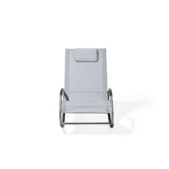 Beliani Tuinligstoel CAMPO - Grijs Polyester, Pvc -BBQ En Tuin Verkoop 0c75af79d919404d81a3ad45aac5f0f2