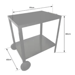 Happy Garden Trolleys PORTIMAO - Zwart - Aluminium -BBQ En Tuin Verkoop 0e1a29ec1abf436b8bc552ed43676df1