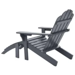 VidaXL Tuinstoel Met Voetenbank Hout Grijs -BBQ En Tuin Verkoop 0f3476a0854b4be1af82742a5f495316