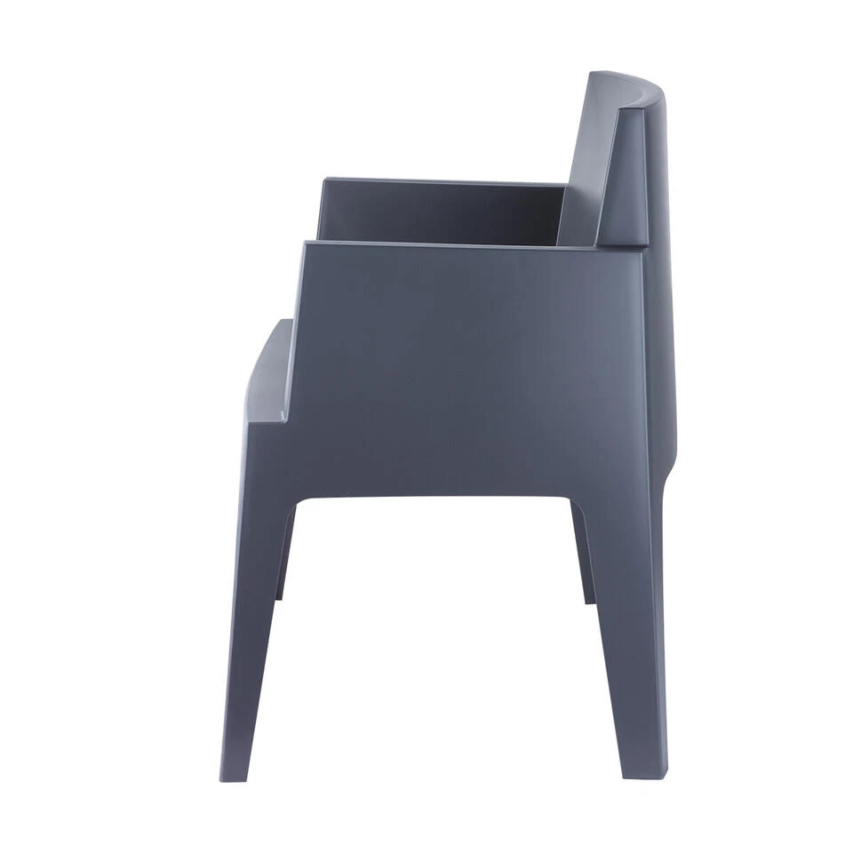 Garden Impressions Box Tuinstoel Antraciet The Original - 4 Stuks 2 Garden Impressions Box Tuinstoel Antraciet The Original - 4 Stuks - Image 2