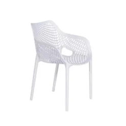 Garden Impressions Air XL Kunststof Tuinstoel Wit - Set Van 4 Stuks -BBQ En Tuin Verkoop 1000003877 0104