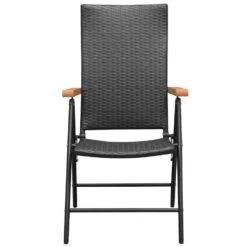 VidaXL Tuinstoelen Stapelbaar 2 St Poly Rattan Zwart 6 VidaXL Tuinstoelen Stapelbaar 2 St Poly Rattan Zwart -BBQ En Tuin Verkoop 1000006231 0102