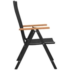 VidaXL Tuinstoelen Stapelbaar 2 St Poly Rattan Zwart 7 VidaXL Tuinstoelen Stapelbaar 2 St Poly Rattan Zwart -BBQ En Tuin Verkoop 1000006231 0103