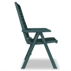 VidaXL Tuinstoelen 2 St Verstelbaar Kunststof Groen -BBQ En Tuin Verkoop 1000006277 0103