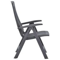 VidaXL Tuinstoelen 2 St Verstelbaar Kunststof Mokka -BBQ En Tuin Verkoop 1000006301 0103
