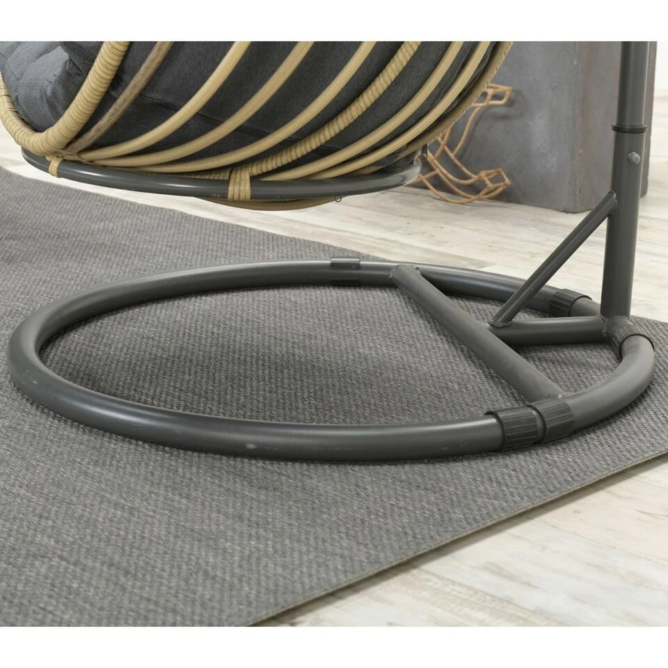 Garden Impressions Hangstoel Panama Hangstoel Ei - Natural Rotan 4 Garden Impressions Hangstoel Panama Hangstoel Ei - Natural Rotan - Image 4