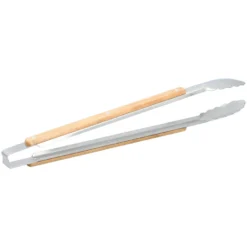 Merkloos Jamie Oliver Barbecuetang - RVS Met Hout - 46 Cm