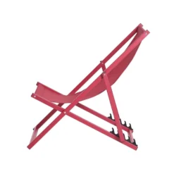 Beliani Tuinligstoel LOCRI - Rood Polyester, Aluminium 7 Beliani Tuinligstoel LOCRI - Rood Polyester, Aluminium -BBQ En Tuin Verkoop 1000024387 0103
