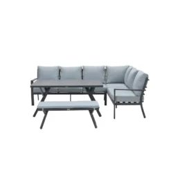 Garden Impressions Senja Sport Tuinbankje 110x40xH45 - Mint Grijs -BBQ En Tuin Verkoop 1000025704 0104