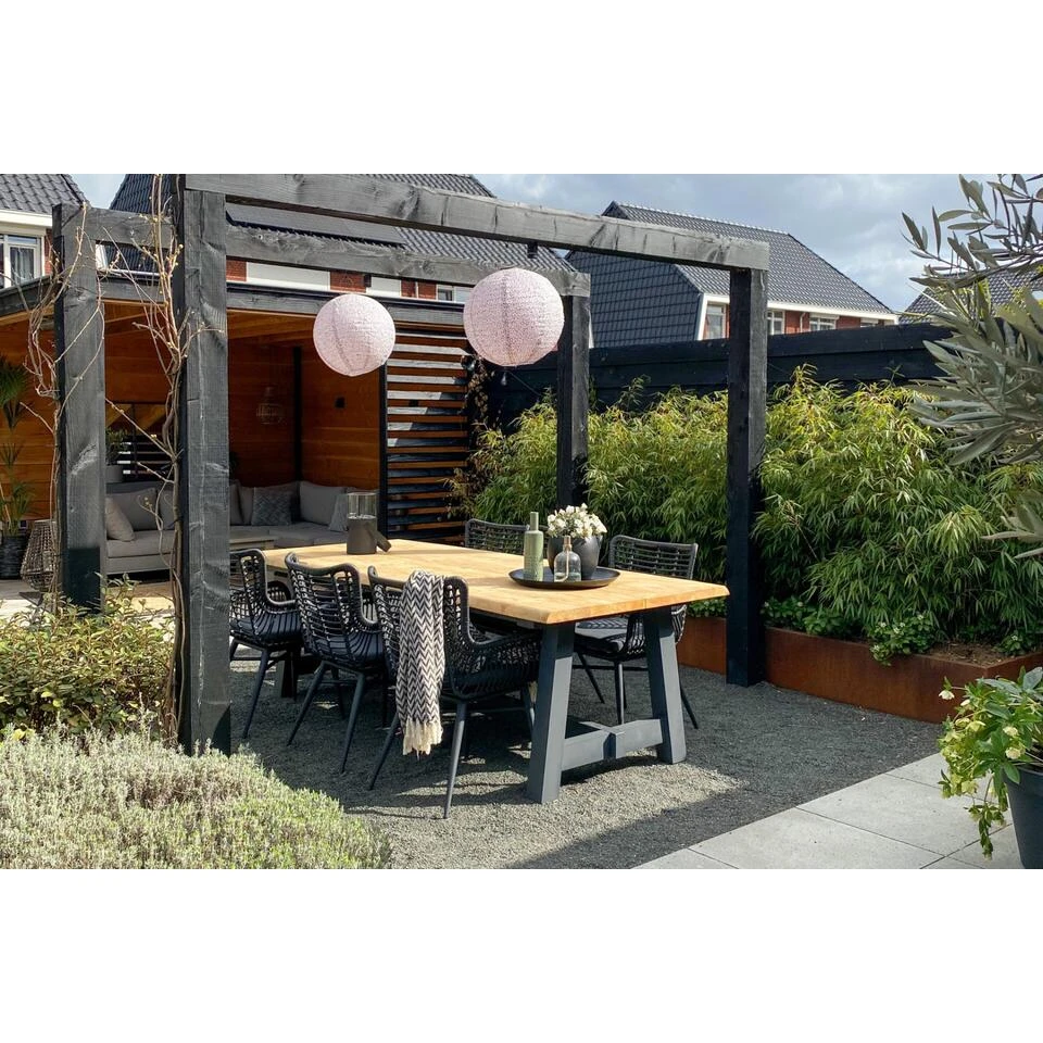 VDG Jasmine Dining Tuinstoel - Black 3 VDG Jasmine Dining Tuinstoel - Black - Image 3