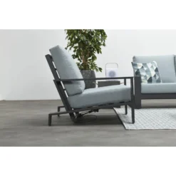 Garden Impressions Coba Verstelbare Lounge Tuinstoel - Mint Grey -BBQ En Tuin Verkoop 1000035582 0103