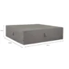 Madison - Hoes Voor Tuinset - Grijs - 130 X 130 X 85