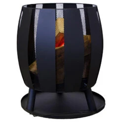 SenS-Line Tulip Vuurkorf / Tuinhaard - Zwart -BBQ En Tuin Verkoop 1000038265 0103