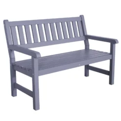 SenS-Line Bordeaux Tuinbank - Grenenhout - Grijs