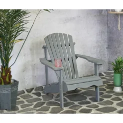SenS-Line Adirondack Tuinstoel - Hout - Grijs -BBQ En Tuin Verkoop 1000038285 0103