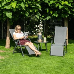 Garden Impressions Sol Relax Tuinstoel - Zwart -BBQ En Tuin Verkoop 1000040789 0103