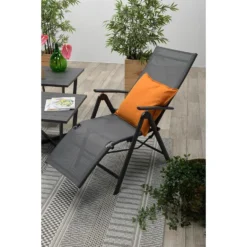 Garden Impressions Sol Relax Tuinstoel - Zwart -BBQ En Tuin Verkoop 1000040789 0104