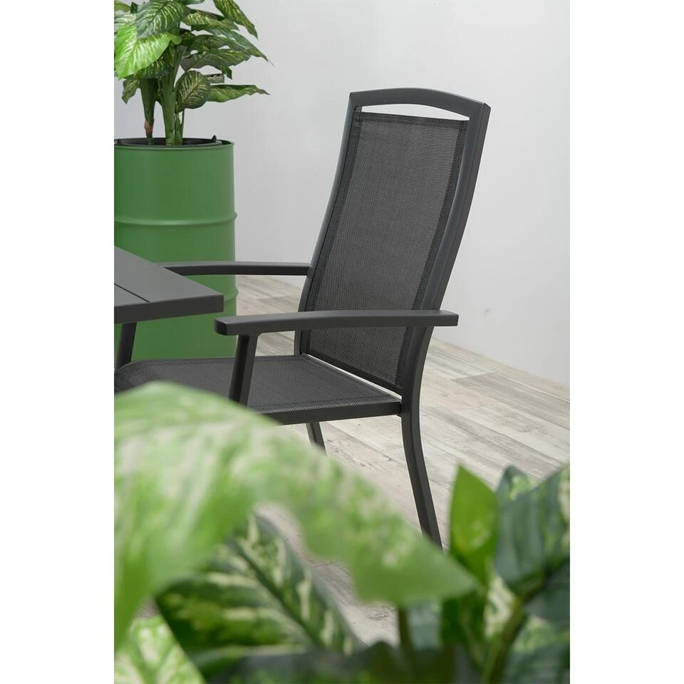 Garden Impressions Rosa Tuinstoel Verstelbaar - Antraciet 2 Garden Impressions Rosa Tuinstoel Verstelbaar - Antraciet - Image 2