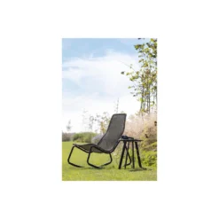WOOOD Schommelstoel Buiten Tom - Rattan - Naturel - 97x51x95 -BBQ En Tuin Verkoop 1000041308 0103