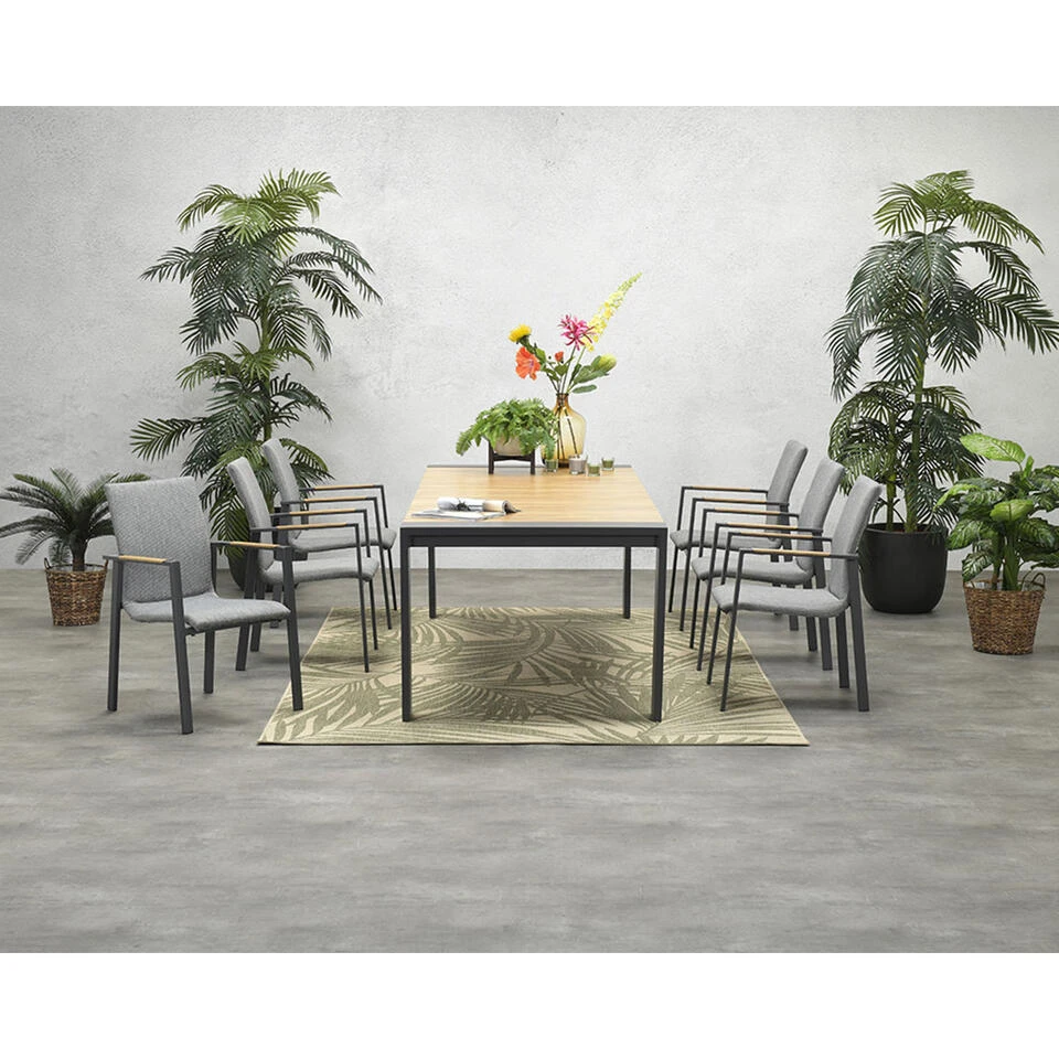 Garden Impressions Ron Tuinstoel - Teak Look 2 Garden Impressions Ron Tuinstoel - Teak Look - Image 2