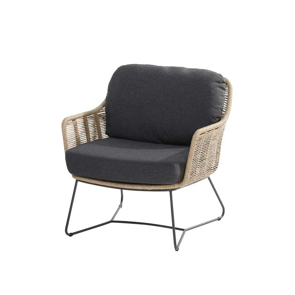 4 Seasons Outdoor Belmond Loungestoel - Natural 2 4 Seasons Outdoor Belmond Loungestoel - Natural - Image 2