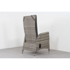 VDG Manhattan Wicker Verstelbare Tuinstoel - Dubbel Light Grey -BBQ En Tuin Verkoop 1000048036 0103