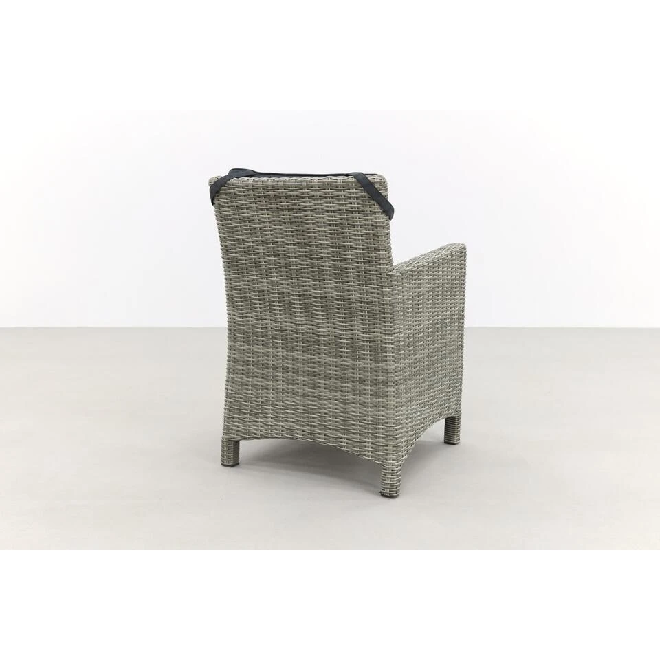 VDG Olivia Wicker Tuinstoel - Paloma Grijs 4 VDG Olivia Wicker Tuinstoel - Paloma Grijs - Image 4