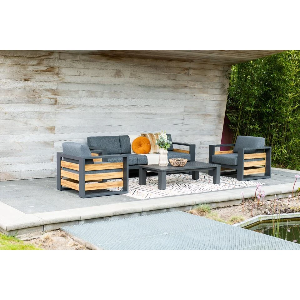 Garden Impressions Solo Lounge Fauteuil - Carbon Black/Mystic Grey 4 Garden Impressions Solo Lounge Fauteuil - Carbon Black/Mystic Grey - Image 4