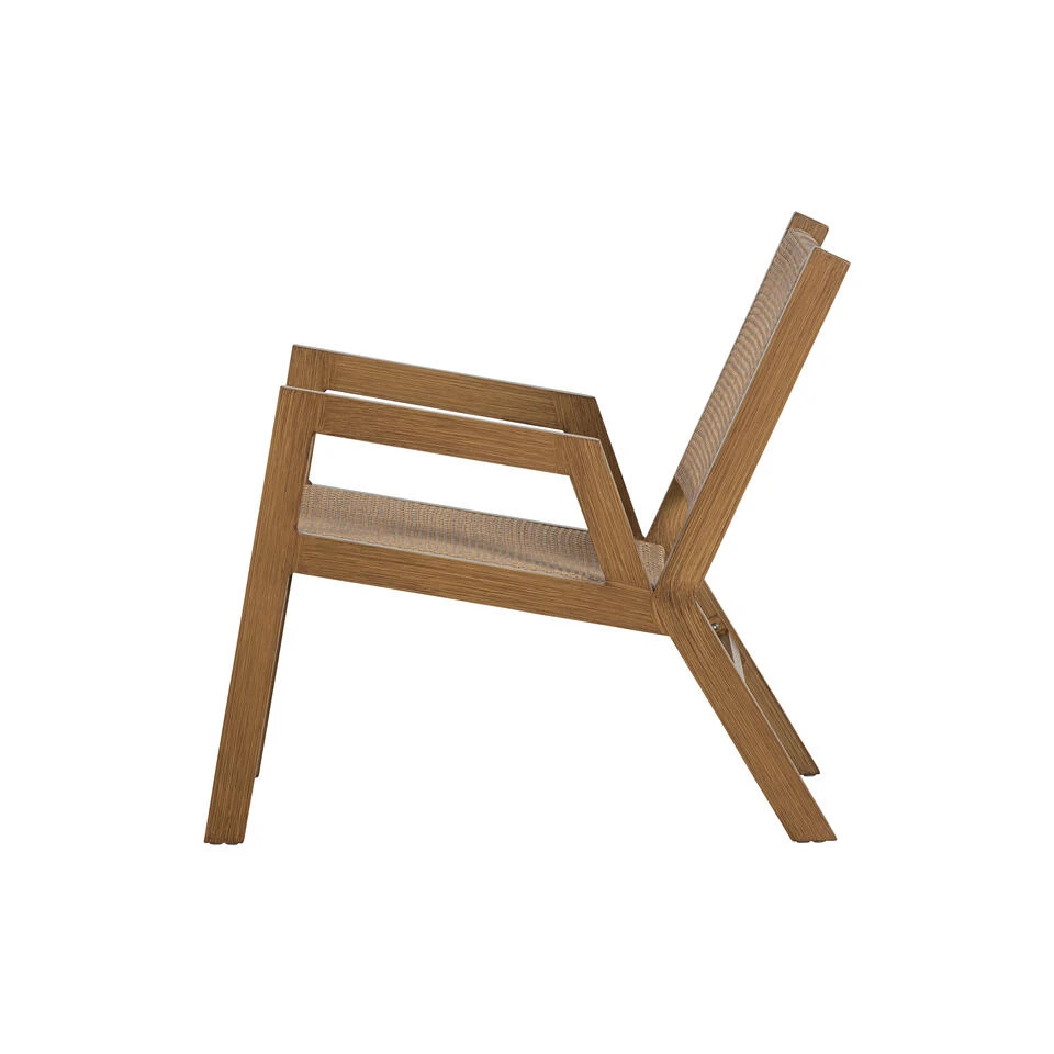 WOOOD Pem Fauteuil Outdoor - Aluminium - Naturel - Set Van 2 3 WOOOD Pem Fauteuil Outdoor - Aluminium - Naturel - Set Van 2 - Image 3