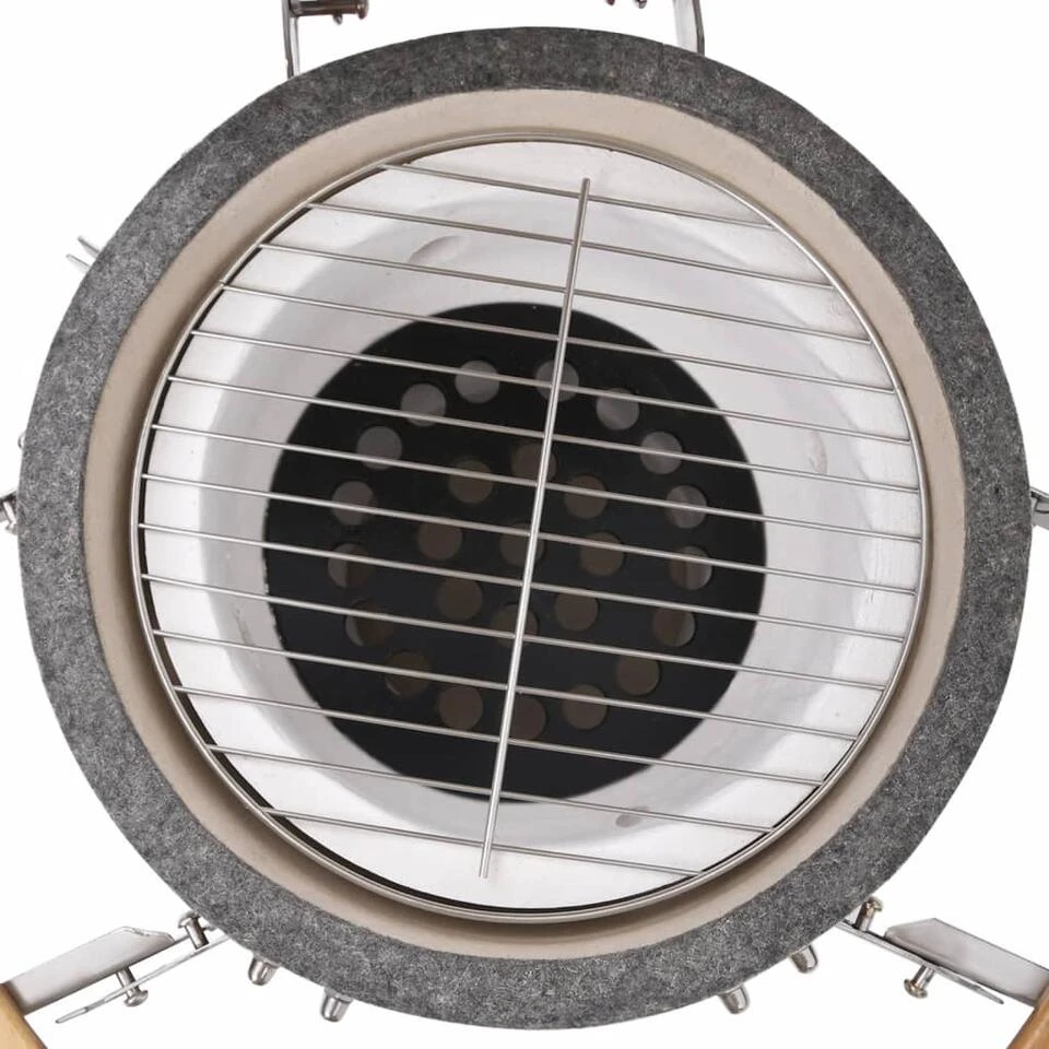 VidaXL Kamado Barbecue 76 Cm Keramiek 4 VidaXL Kamado Barbecue 76 Cm Keramiek - Image 4