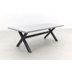 Verona Betonlook Tuintafel 220 X 100 Cm. - Black -BBQ En Tuin Verkoop 1000051508 0102