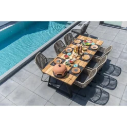 Taste Basso Tuintafel - Teak Hout - 240x100 Cm -BBQ En Tuin Verkoop 1000051510 0102