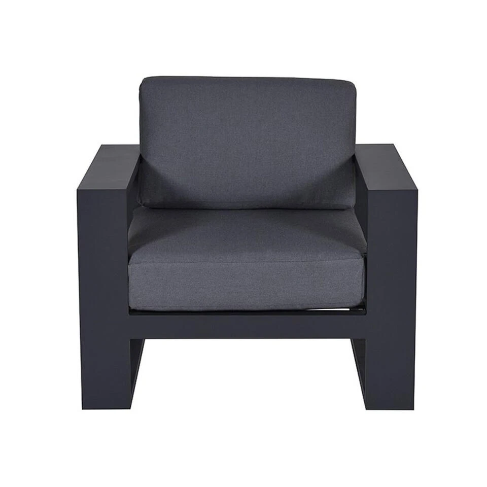 Garden Impressions Plaza Lounge Tuinstoel - Donker Grijs 4 Garden Impressions Plaza Lounge Tuinstoel - Donker Grijs - Image 4