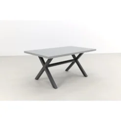 VDG Verona Betonlook Tuintafel 160 X 90 Cm. - Antraciet -BBQ En Tuin Verkoop 1000053264 0102