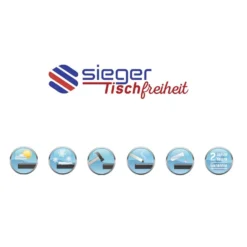 Sieger Klaptafel 70x115 Cm Antraciet -BBQ En Tuin Verkoop 1000053267 0103