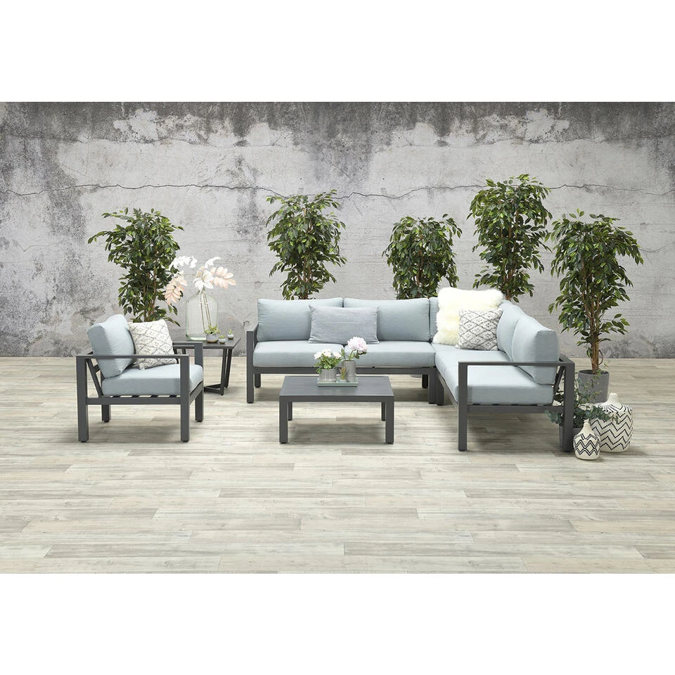 Garden Impressions Fora Loungestoel - Mint Grijs 2 Garden Impressions Fora Loungestoel - Mint Grijs - Image 2