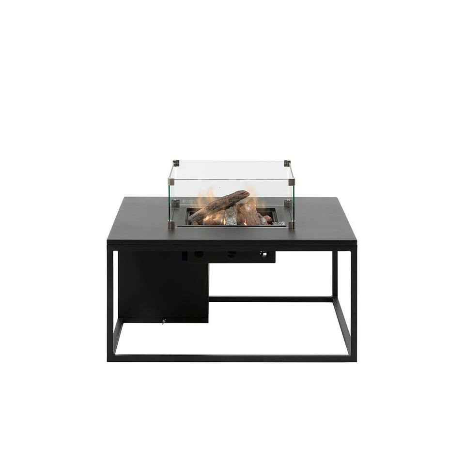 Cosi Fires - Cosiloft Lounge Gas Vuurtafel Black Frame - Black Top - 100 Cm 2 Cosi Fires - Cosiloft Lounge Gas Vuurtafel Black Frame - Black Top - 100 Cm - Image 2