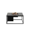 Cosi Fires - Cosiloft Lounge Gas Vuurtafel Black Frame - Black Top - 100 Cm