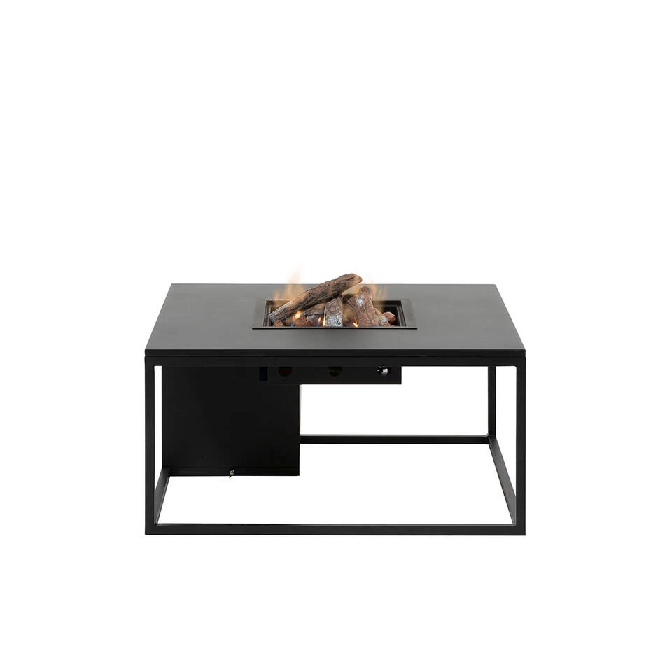Cosi Fires - Cosiloft Lounge Gas Vuurtafel Black Frame - Black Top - 100 Cm 1 Cosi Fires - Cosiloft Lounge Gas Vuurtafel Black Frame - Black Top - 100 Cm