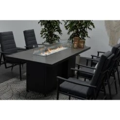 Garden Impressions Glasso Dining Vuurtafel 200 X 100 -BBQ En Tuin Verkoop 1000054235 0102