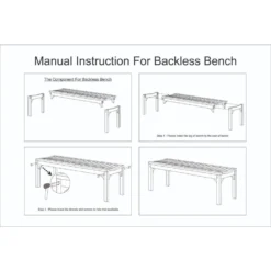 Giga Meubel Tuinbank Teakhout - Naturel - 120cm - Bank Madison -BBQ En Tuin Verkoop 1000054250 0102
