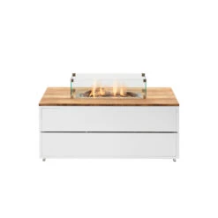 Cosipure Vuurtafel 120x80 Wit Teak -BBQ En Tuin Verkoop 1000054577 0103