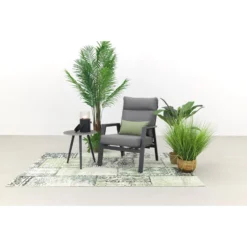 VDG Azoren Loungestoel Verstelbaar - Antraciet -BBQ En Tuin Verkoop 1000054950 0102