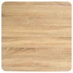 VidaXL Bistrotafel 60x60 Cm MDF Lichtbruin -BBQ En Tuin Verkoop 1000057859 0103
