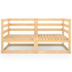 VidaXL Tuinbank 2-zits Massief Grenenhout -BBQ En Tuin Verkoop 1000060787 0102