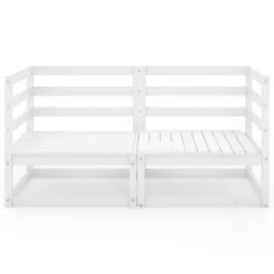 VidaXL Tuinbank 2-zits Massief Grenenhout Wit 6 VidaXL Tuinbank 2-zits Massief Grenenhout Wit -BBQ En Tuin Verkoop 1000060797 0102