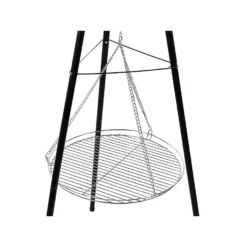 Beliani Houtskoolgrill GELAI - Zwart Staal -BBQ En Tuin Verkoop 1000064587 0103