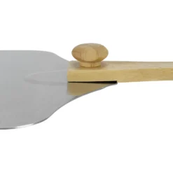 Krumble Pizzaschep Vierkant Met Houten Handvat - 70 Cm - RVS -BBQ En Tuin Verkoop 1000070303 0103