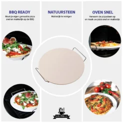 Krumble Pizzasteen - 33 Cm -BBQ En Tuin Verkoop 1000071621 0102